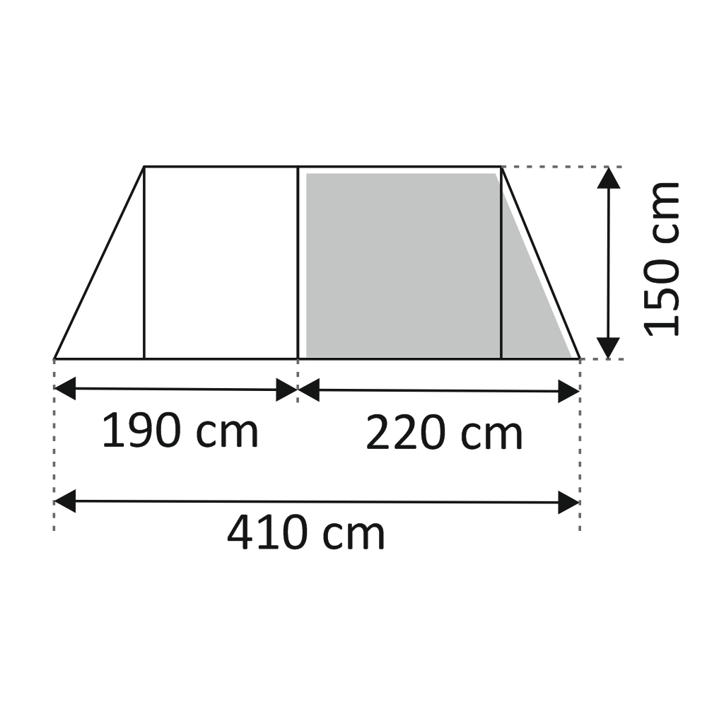 CampFeuer Tunnelzelt