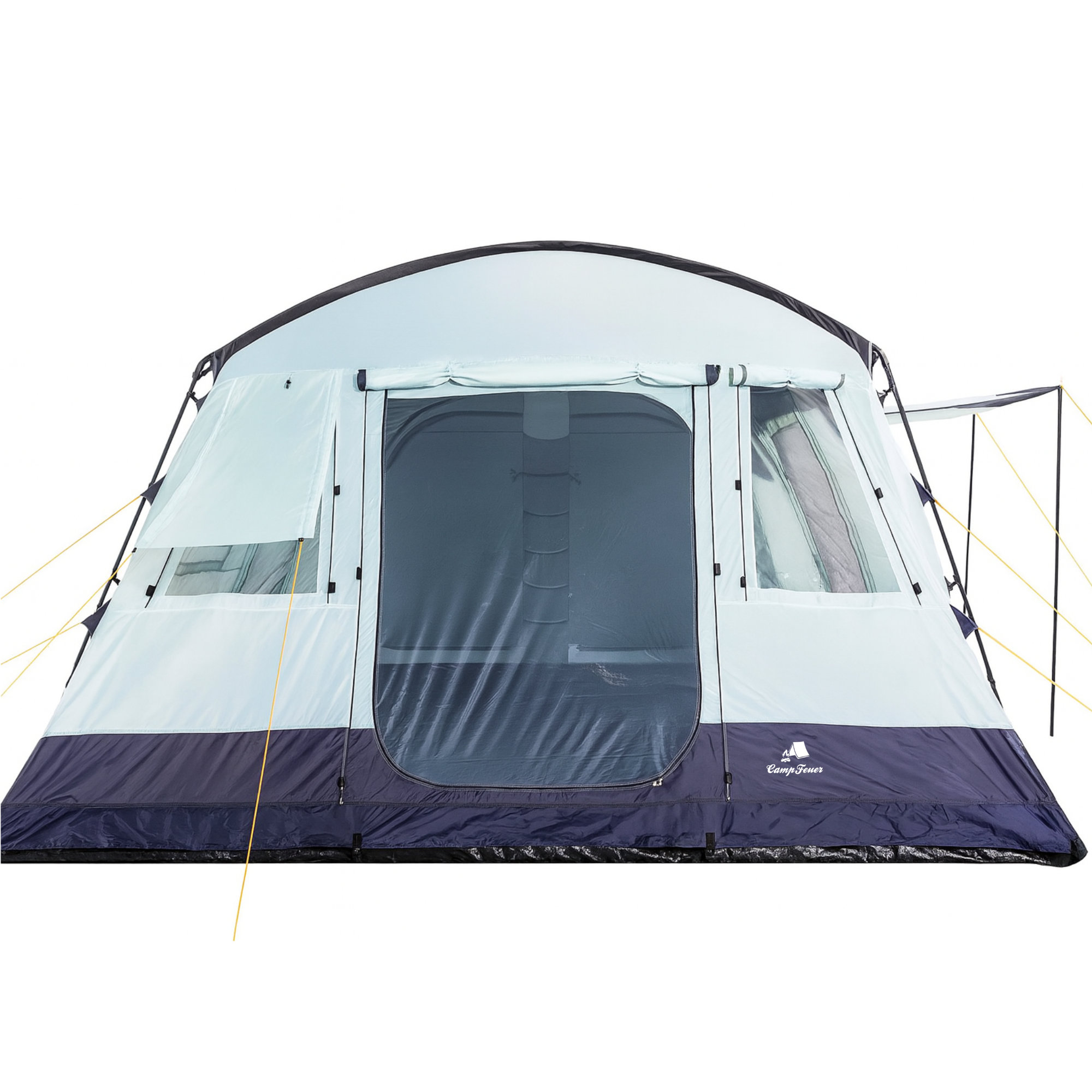 Tunnelzelt fr 6 Personen Dunkelblau/Grau 5000mm Outdoor Zelt Camping  CampFeuer 4260120774601| eBay