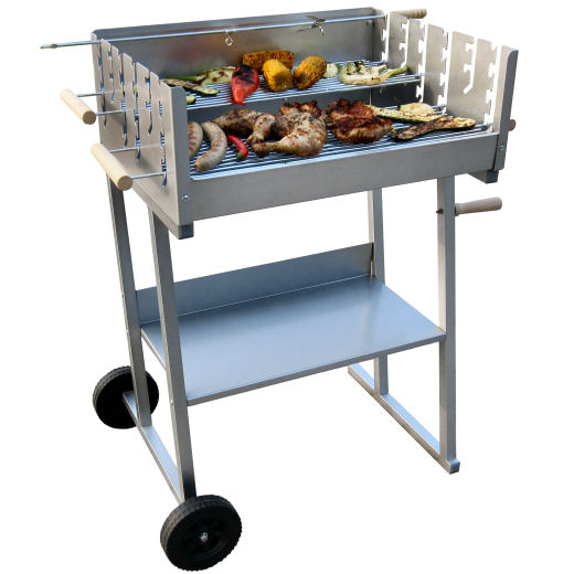 Grillwagen Holzkohlegrill BBQ Garten