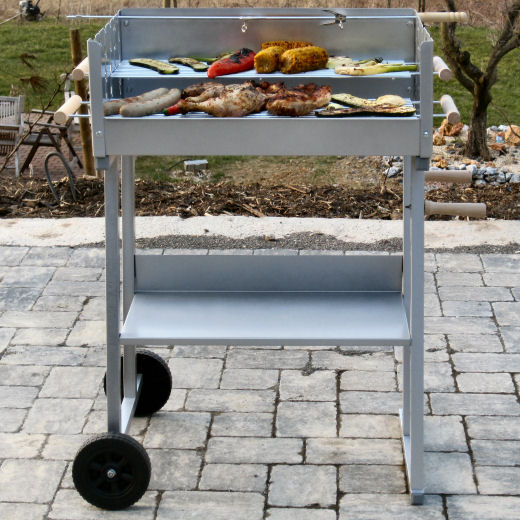 Grillwagen Holzkohlegrill BBQ  Garten