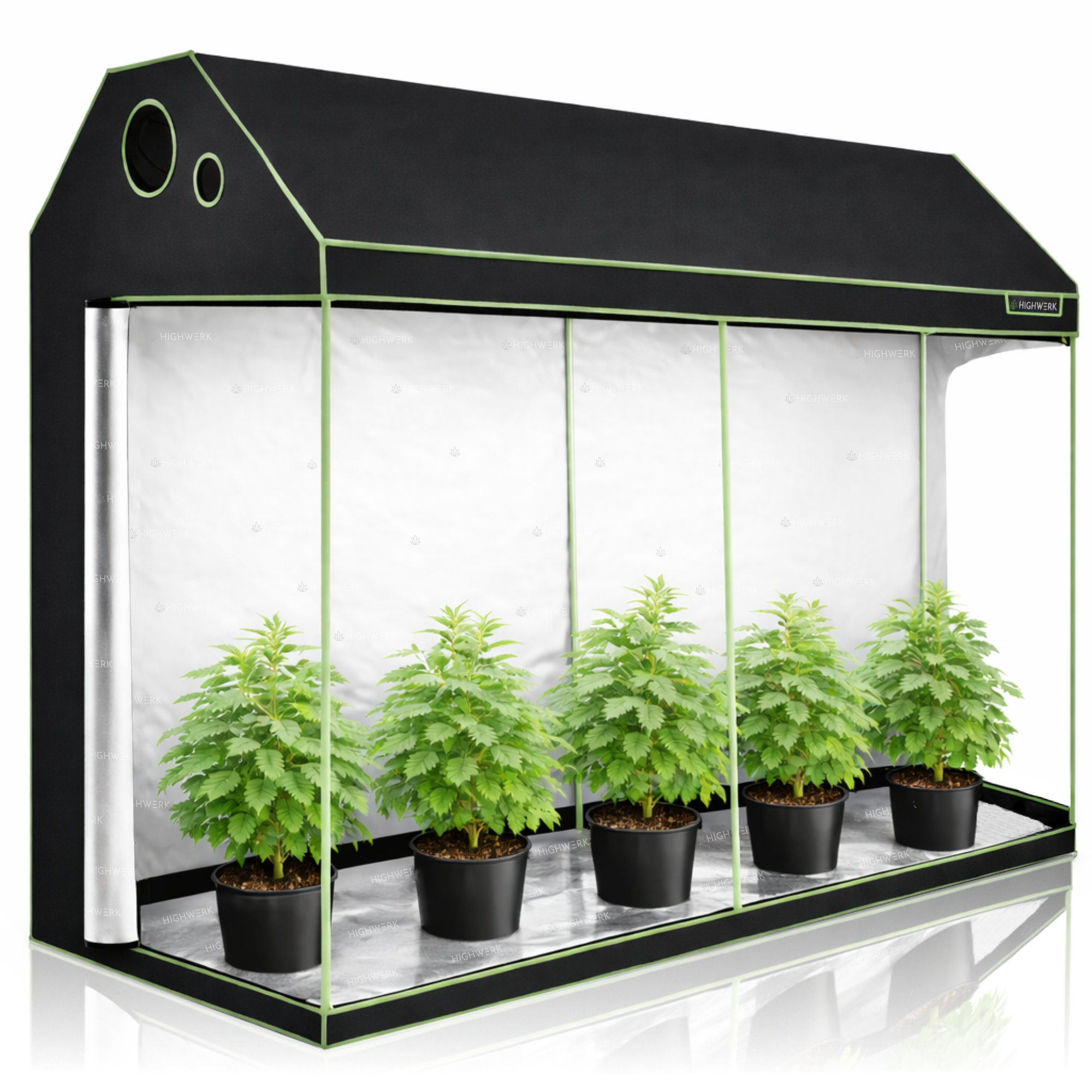 Growbox Grow Tent Growschrank Zuchtzelt Gewchshaus mit Dachschrge  HIGHWERK | eBay.de