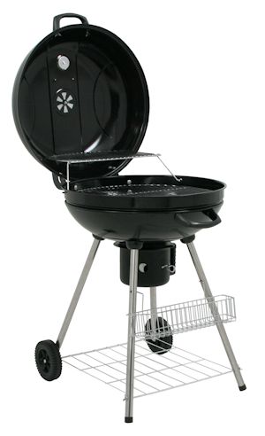 BBQ Kugelgrill Holzkohle Grillwagen Birch, Barbecue Grill, Smoker
