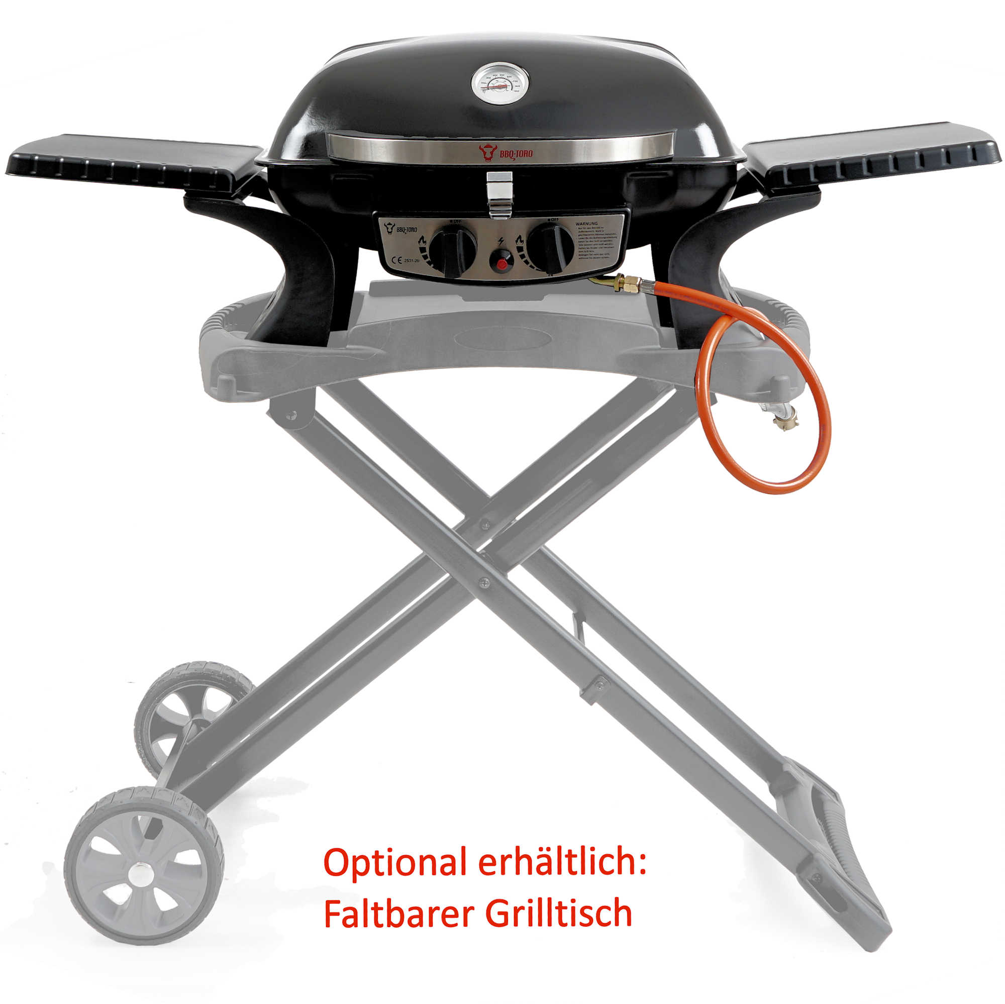 Bbq Toro Tragbarer Tisch Gasgrill 2 Brenner Kompakter Tischgasgrill Fur Balkon Ebay