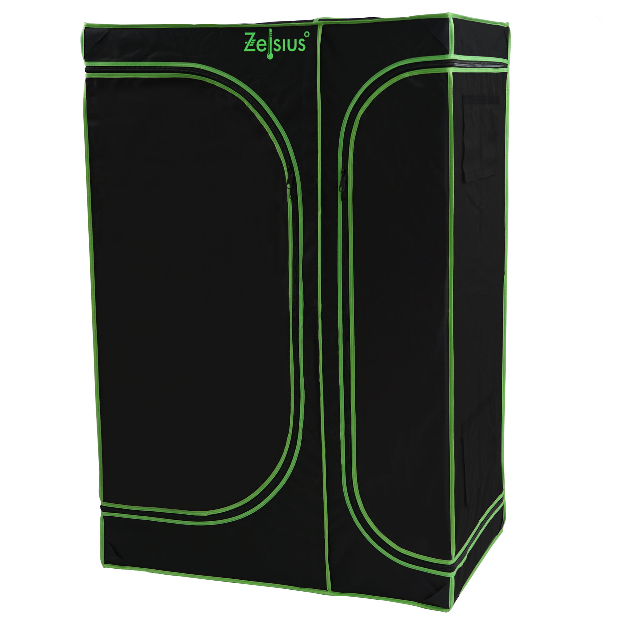 Caluma Growzelt 60x60x160cm | Indoor Anbau | Mit Bodenwanne | Reflektierendes Mylar | Leicht Aufzubauen