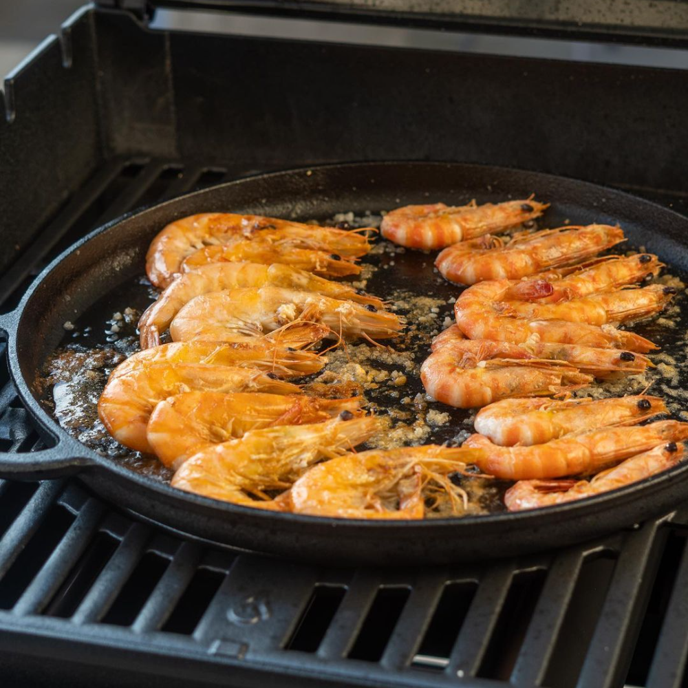 Lodge BOLD Gusseisen-Grillplatte, 30,5 Cm – Schwarz, Ofenfest, Für Alle Herdarten Inkl. Induktion
