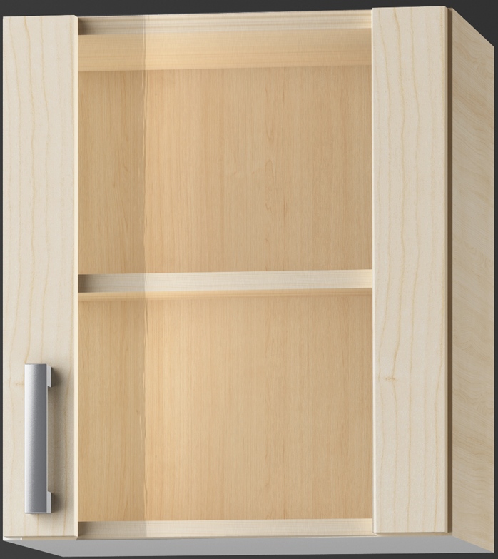 KULT Cordoba Stollenglas Oberschrank 50cm Breit Birke OG556