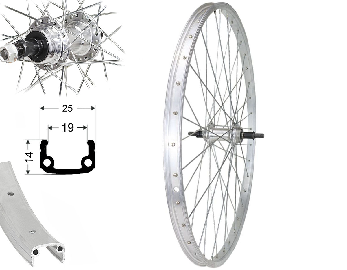 felge fahrrad aluminium 28 zoll sclaverand ventilloch