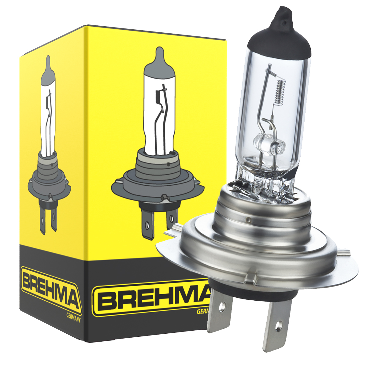 10x H7 Birnen 12V 55W Lampen BREHMA Autolampe Xenon Gas Halogen Lampe PX26d