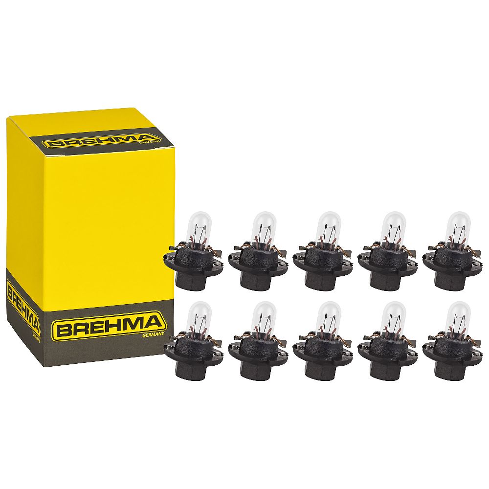 10x B8.4D T5 LED Tacho Lampe Instrumentenbeleuchtung 12V Birne Auto LKW Motorrad
