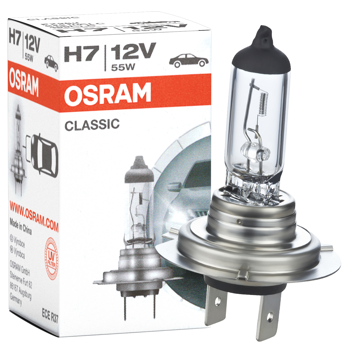 Mode-Flagship-Store 10x Osram  Classic 64210 CLC Lampe 12V 55W .