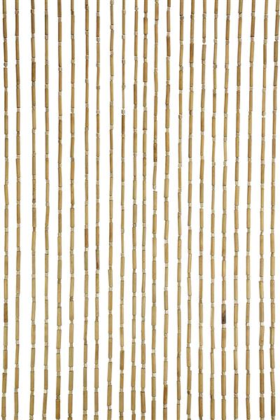 Tür Vorhang aus Bambus & Holz, 90x200, Faden Balkon Tür Insekten Schutz