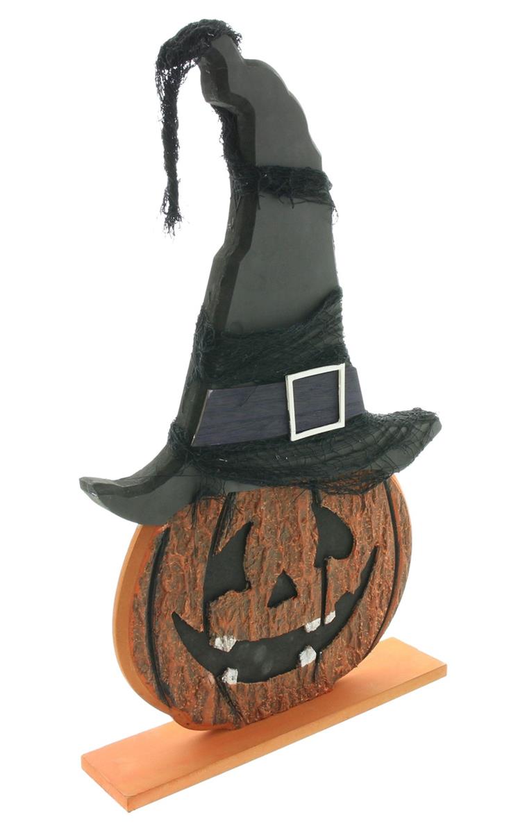 Dekoleidenschaft Kürbis Giant - Polyresin, Antik Weiß, 32cm, Herbstdeko