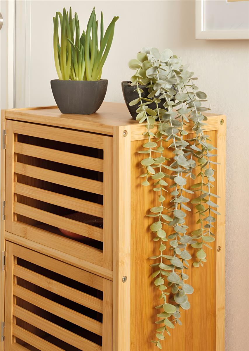 2x Kunstpflanze "Grn" knstliche Pflanzen mit Topf, wie echt,  Hngepflanze, kleine Zimmerpflanzen