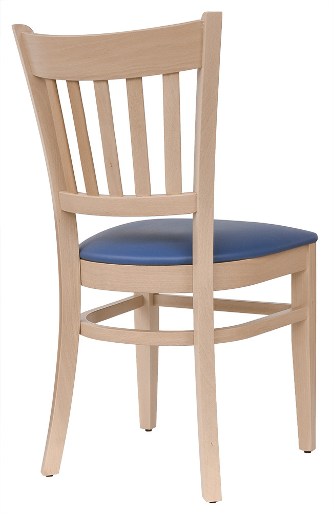 Set 2 Stuhle Esszimmerstuhl Küchenstuhl Buche massiv mit Polstersitz