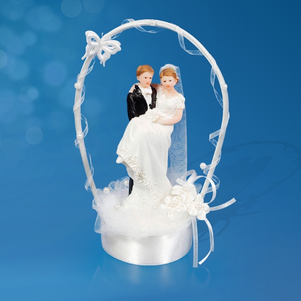 Dekofigur Brautpaar Tortenfigur Tortenaufsatz Hochzeitspaar Figur Just Married