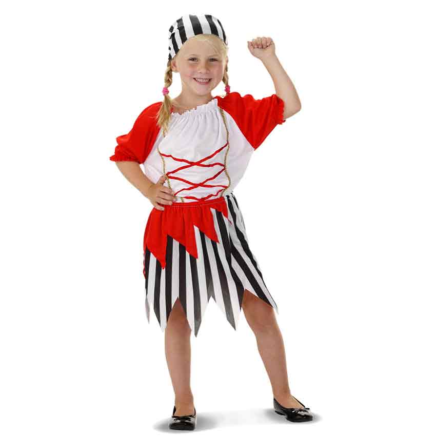 Piraten Prinzessin Kinderkostüm NEU Mädchen Karneval Fasching Verkleidung Kost 