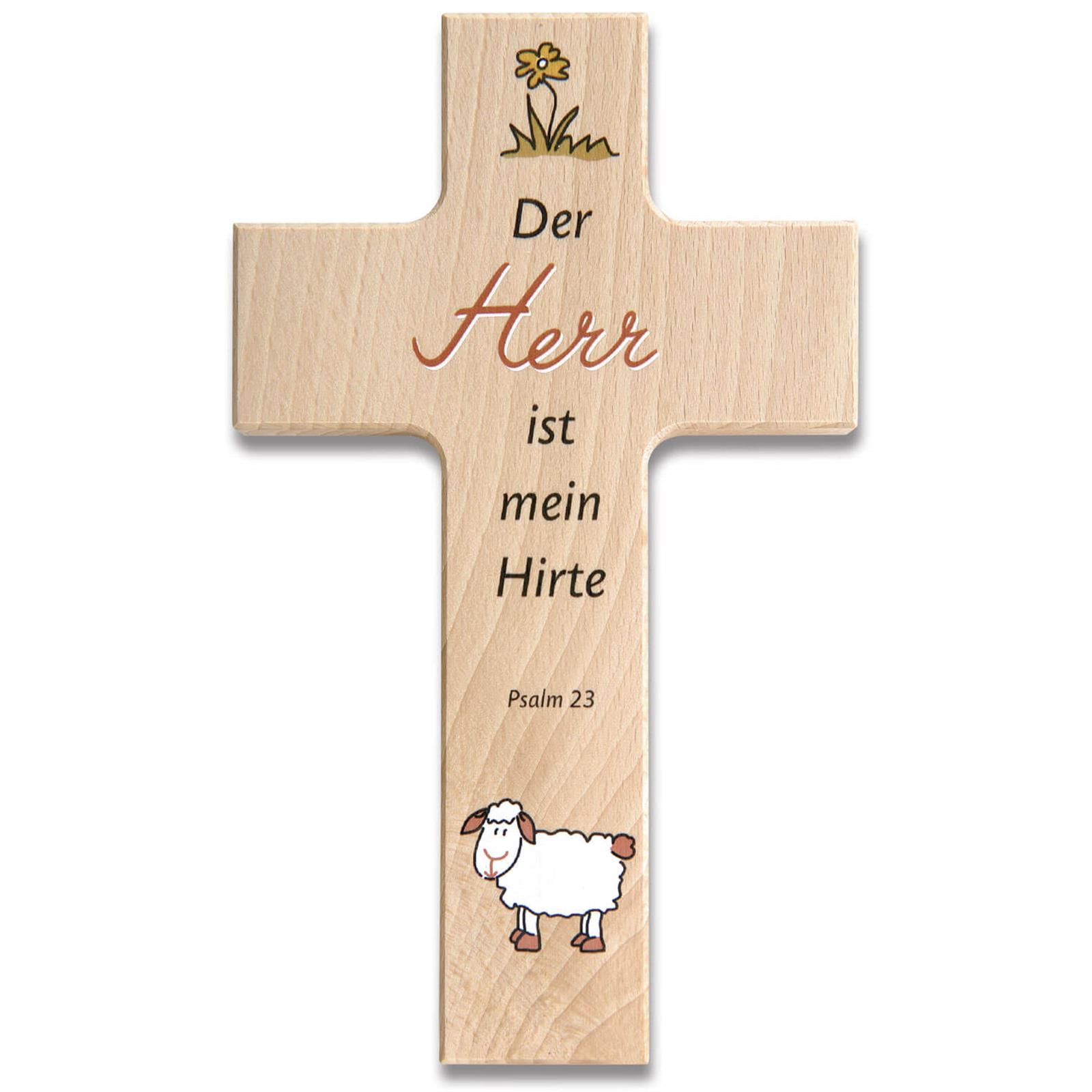 Wunderschöne Kinderkreuze, bedruckt mit Segenswünschen und farbenfrohen Motiven
