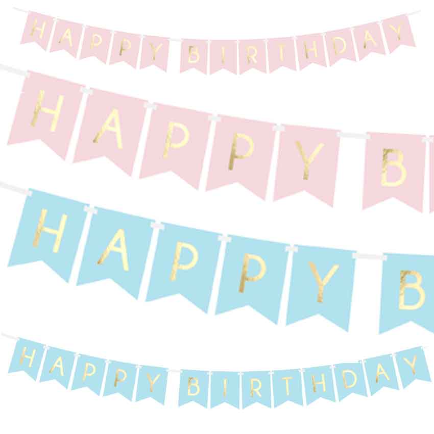 Banner Schriftzug Happy Birthday Grl57