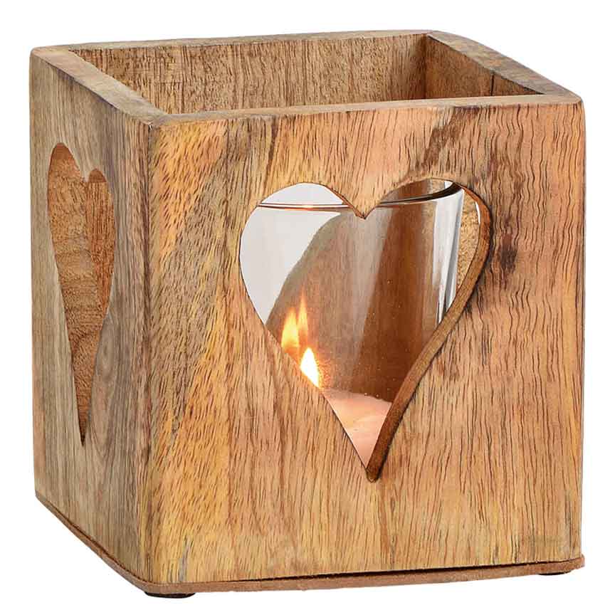 Herz mit Herzauschnitt aus Holz Geburtstag Dekoration Hochzeit Holzherzen 