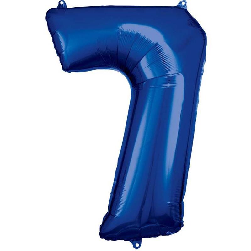 Folienballon Zahl 7