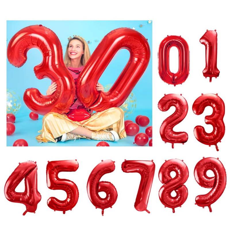 Folienballons Zahlen