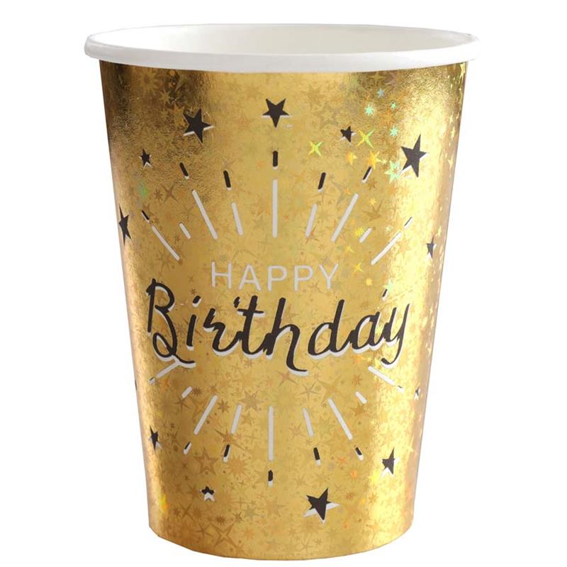 Pappbecher Geburtstag