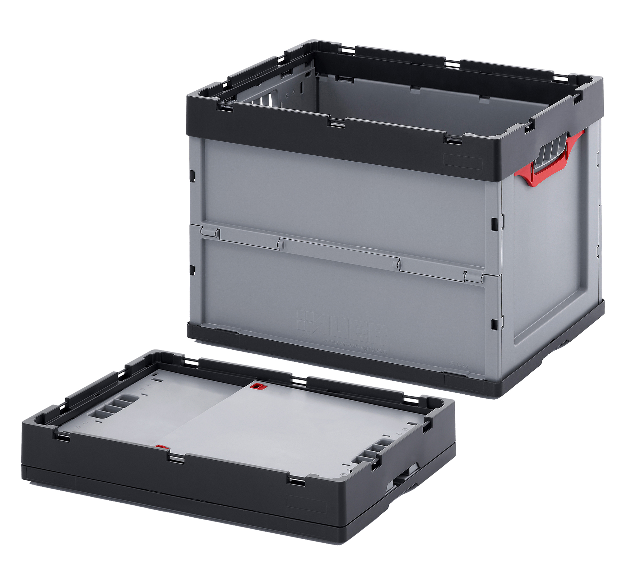 5x Faltbox Auer Klappkiste Aufbewahrungsbox Transportbox Lagerbox Box 40x30x32cm 