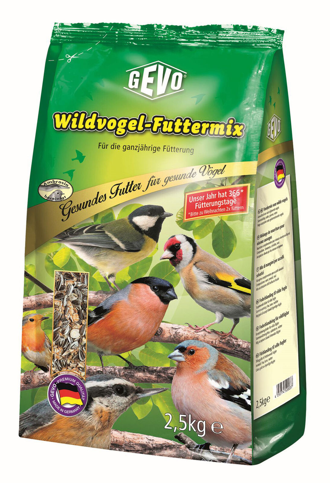 GEVO 910062 Wildvogel-Futtermix 2,5 kg,