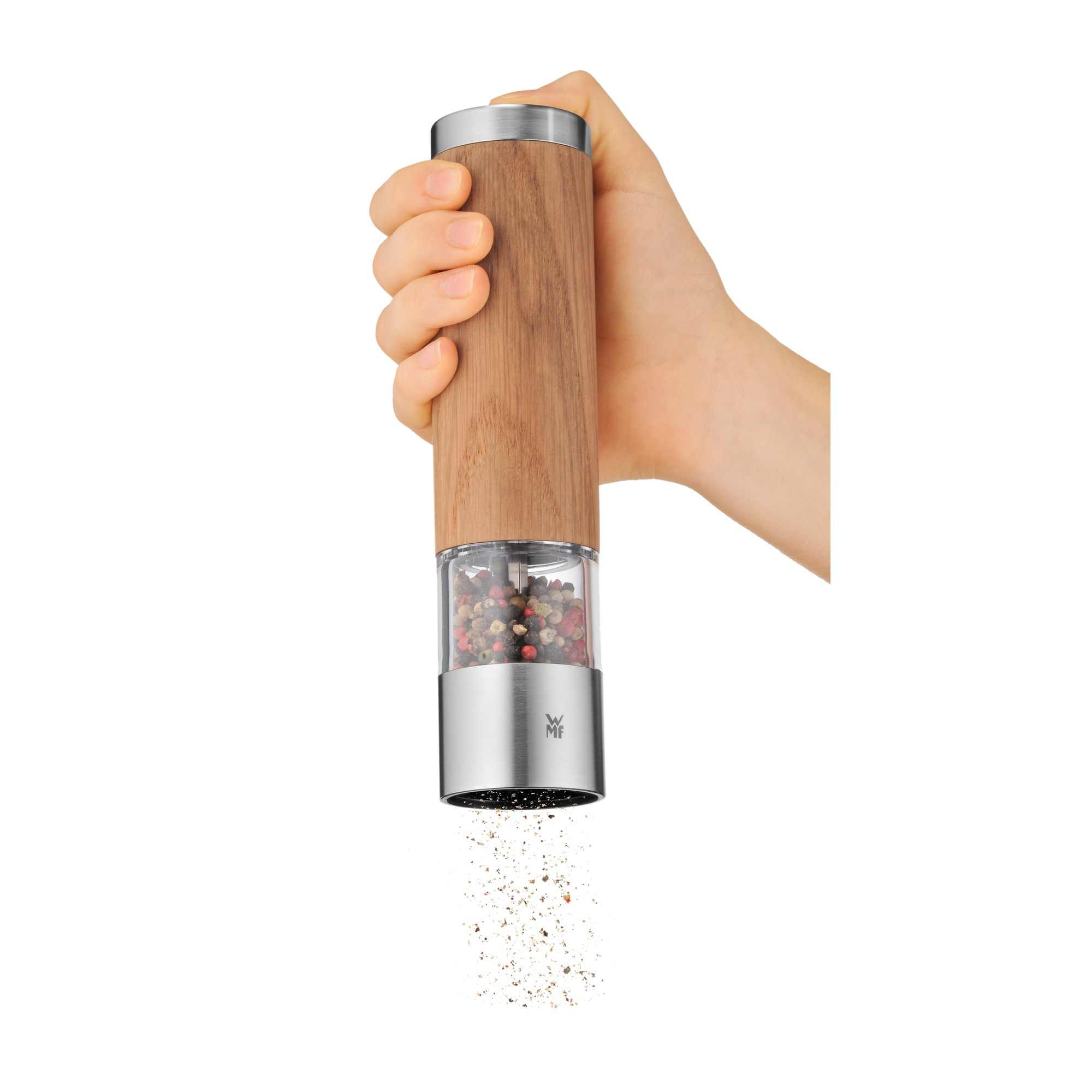 WMF Ceramill SALZMÜHLE oder PFEFFERMÜHLE elektrisch HOLZ ...