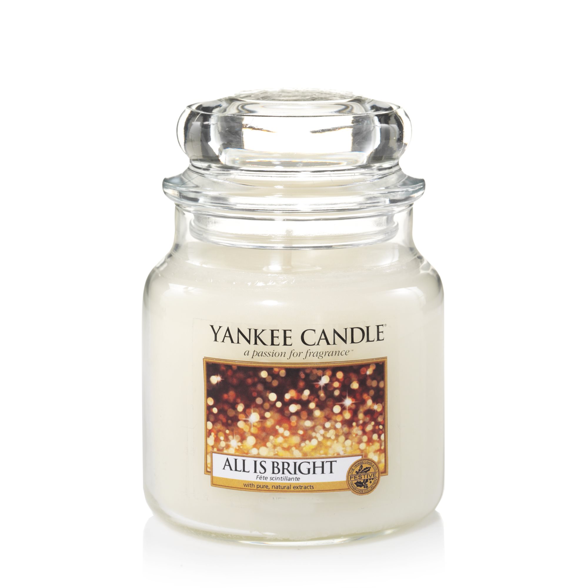 YANKEE CANDLE Mittlere Kerze ALL IS BRIGHT 411 g Duftkerze eBay