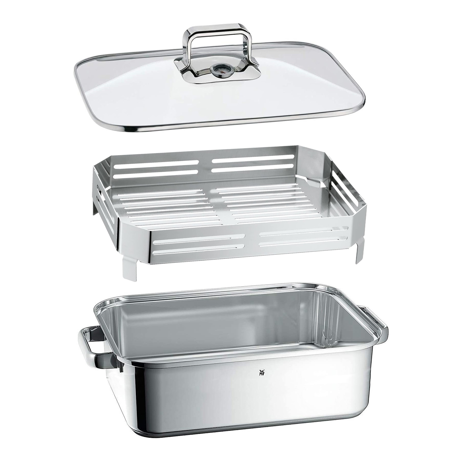 2-Lagen Dampfgarer Edelstahl 27 Cm - Praktischer Dampfkochtopf Für Gesundes Kochen