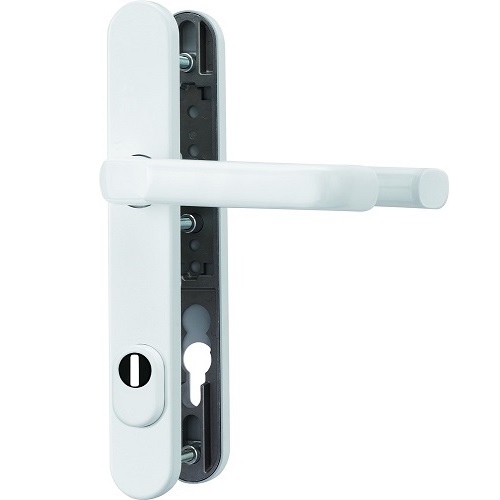 Abus 92er Schmalrahmengarnitur mit Zylinderschutz SRG92 ZS W b.Dr. EK