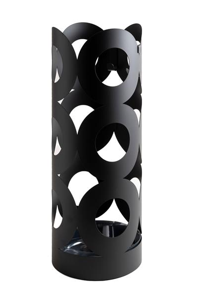 Metall Schirmständer SC5015 schwarz rund Design