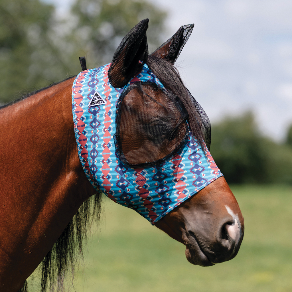 Professionals Choice Comfort Fit Lycra Fliegenmaske "CANYON" Größe: M (Cob)