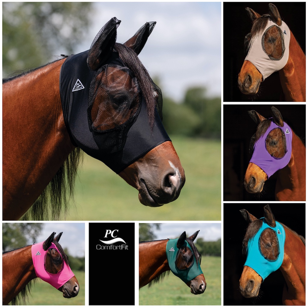 Professionals Choice Comfort Fit Lycra Fliegenmaske mit Schopföffnung