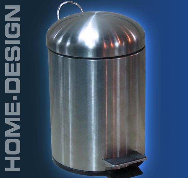 EDELSTAHL DESIGN Abfalleimer für Bad o. Küche 1210