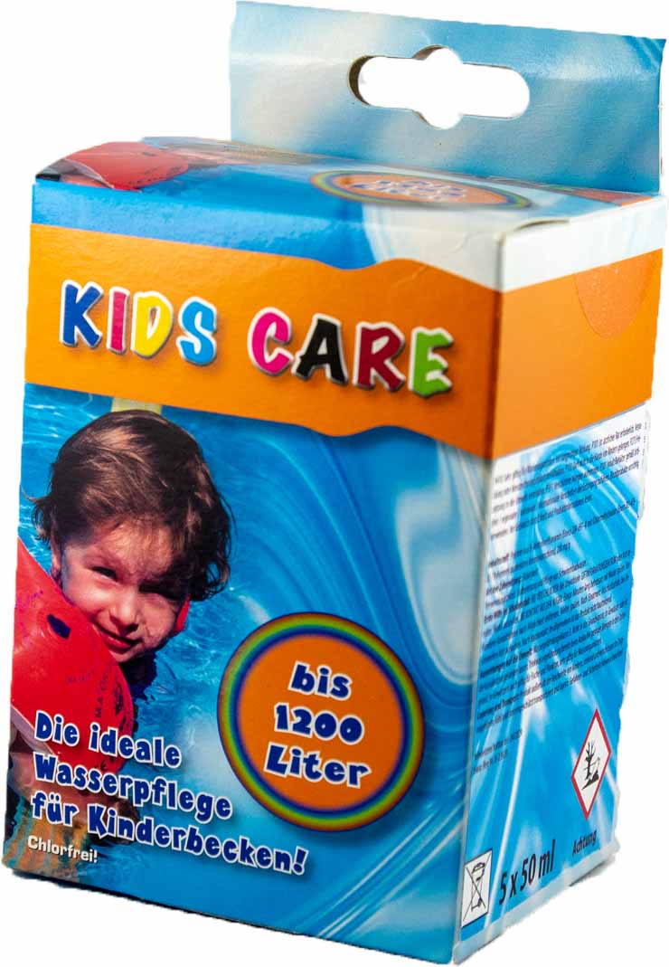 KidsCare chlorfreie Wasserpflege für Planschbecken bis 1.200L ohne Filteranlage