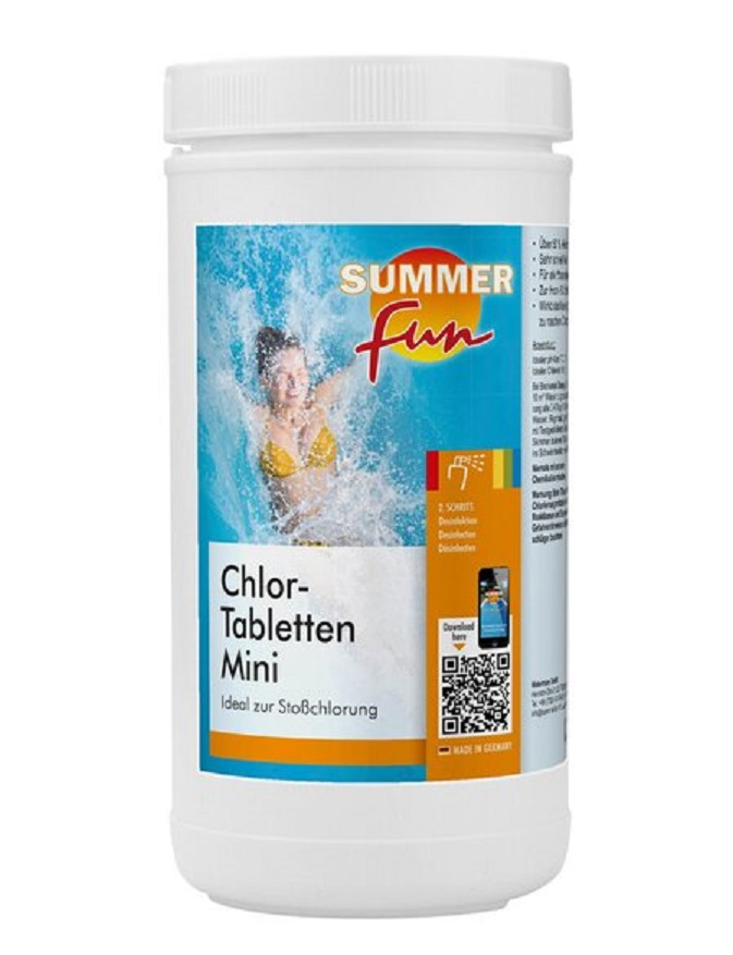 Chlortabs 20g schnelllöslich 1kg Chlor Wasserpflege Schwimmbad Pool Whirlpool