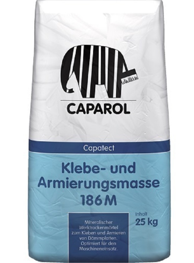 Caparol Klebe Armierungsmasse 186M mineralisch zum Spachteln für Styroporbecken