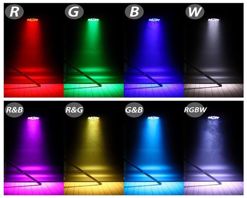 90W RGB 60 x LED 3 in 1 Par Bühnenbeleuchtung DMX-512 Licht DJ Disco Lichteffekt