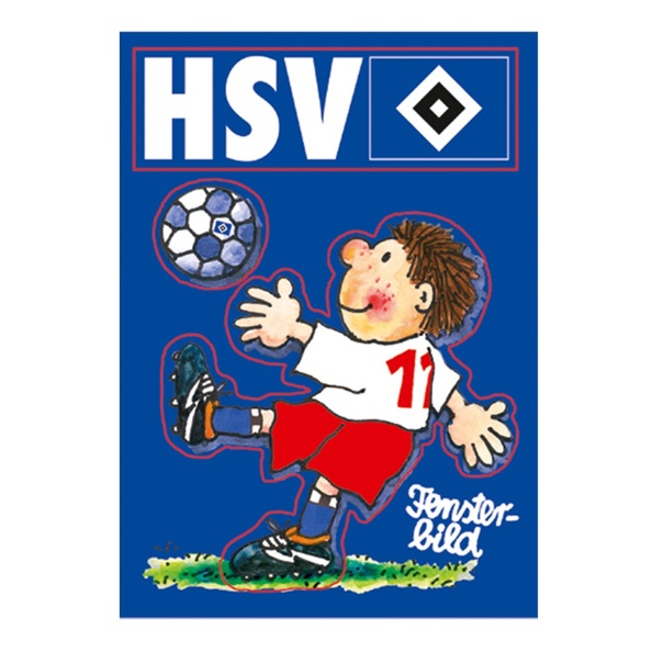 Hamburger SV Aufkleber Signet HSV Verein Stadtwappen