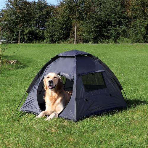 TG Trixie Tcamp Zelt Hundezelt 88 x 72 x 115 cm, dunkelgrau