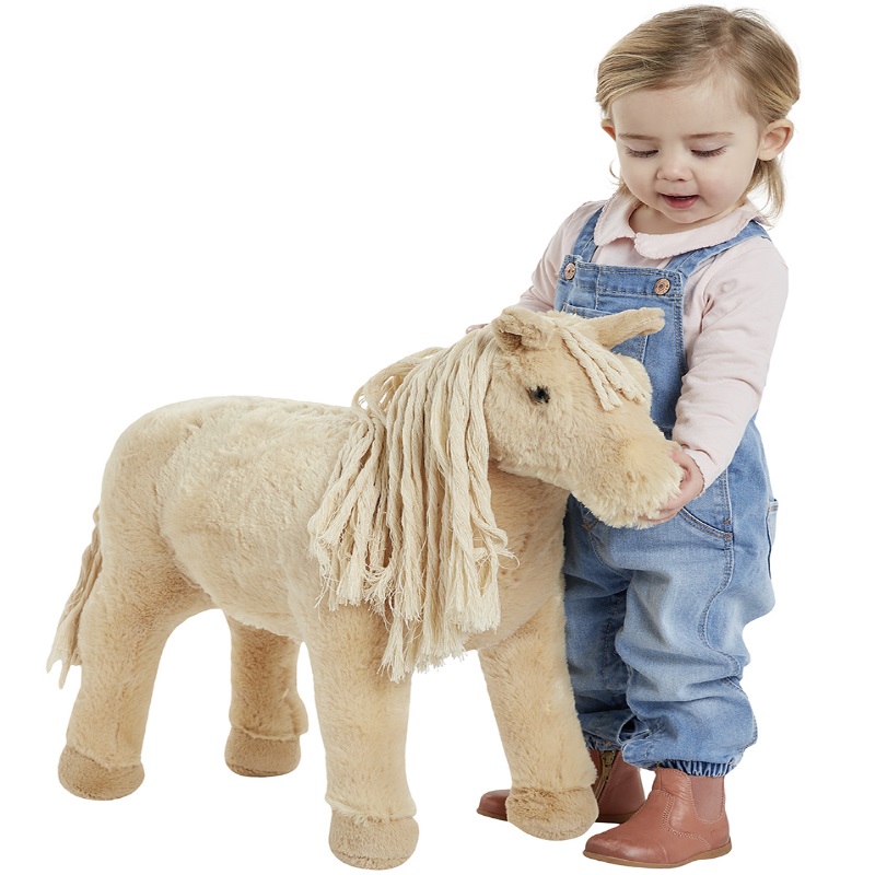 SHETLAND PONY MIT SOUND Kinder Reitpferd Plüschpferd Pferd Happy People 58047 SHETLAND PONY mit Sound Pferd Kinder