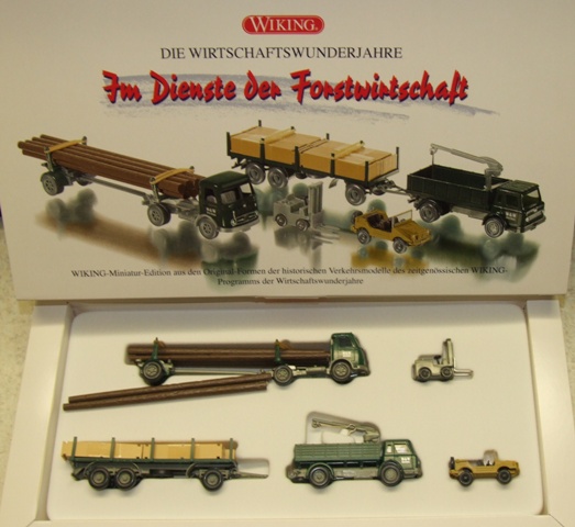 Set WIKING Wirtschaftswunderjahre – Camions MAN Et Goliath, échelle 1:87, Berlin
