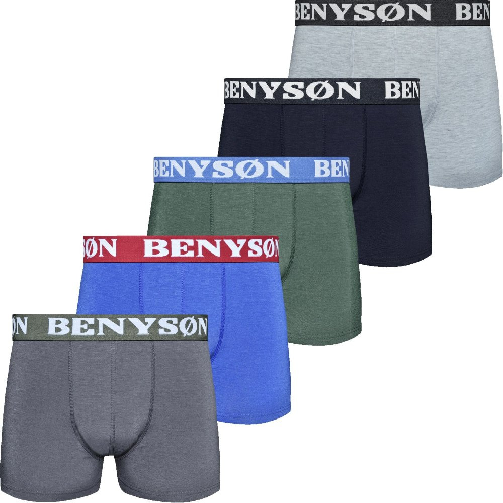 5 pack boxer shorts men's boxer shorts cotton underpants 4002 - Picture 3 of 6