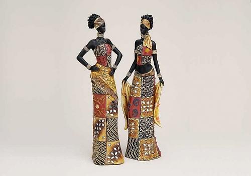 wunderschöne große afrikanische Frauen 35cm Skulptur Afrikanerin 