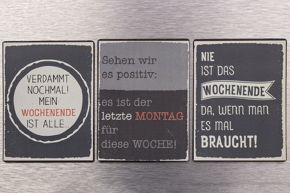 100 Stück lustige Sprüche Englisch Deutsch verschiedene Motive