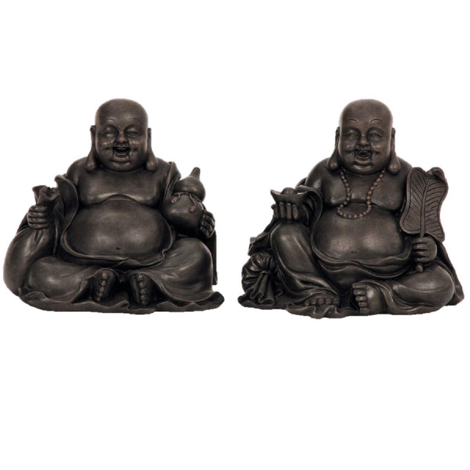 2 Buddha Figuren