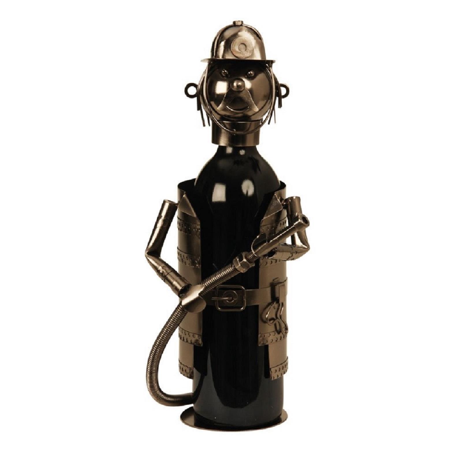 Metall Flaschenhalter Feuerwehrmann