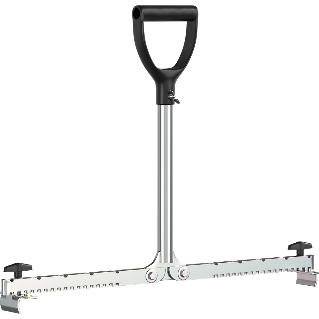60kg LANGFIT® Plattenheber mit langem Griff bis 62 cm NEU Rückenschonend